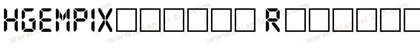 HGEMPIXymbols Regular字体转换
